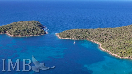 Building land of 1305 m2 with a sea view - Dubrovnik surrounding